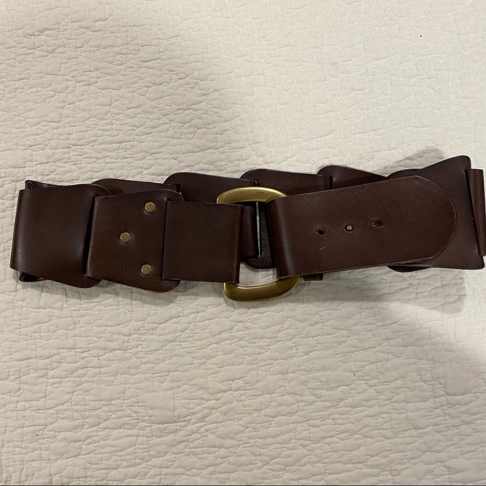 Linea Pelle x Bergdorfs Oversized Leather Belt - Picture 11 of 16